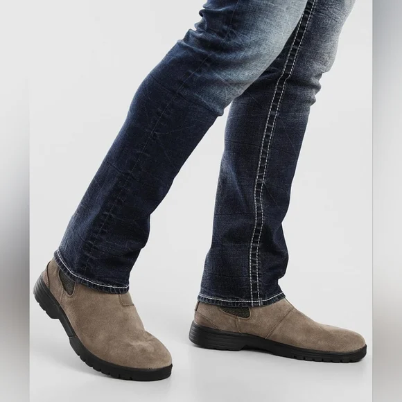 HEY DUDE SCOTT SUEDE BOOTS Hey Dude | Shoes | Hey Dude Scott Suede Fossil Pull On  main image 3